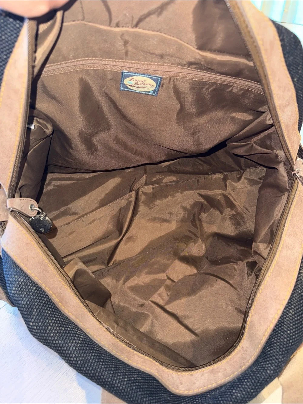 Tommy Bahama Rattan Duffel Bag